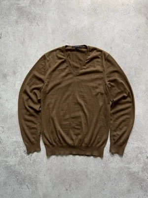 Suéter Gucci de lana con cuello en V talla S Foto 1 de 4