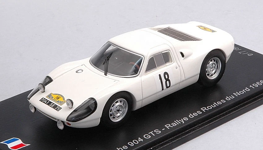 PORSCHE 904 GTS N.18 RALLY DES ROUTES DU NORD 1966 J.SCHLESSER-A.SCHLESS - Immagine 1 di 1