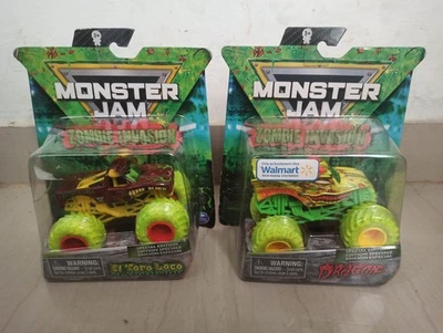 Monster Jam ZOMBIE INVASION Lot of 2 Dragon El Toro - Image 1 of 4