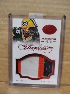 2014 Panini Flawless Game Worn Jersey Julius Peppers #09/25 Packers 3 Color JC - Bild 1 von 4