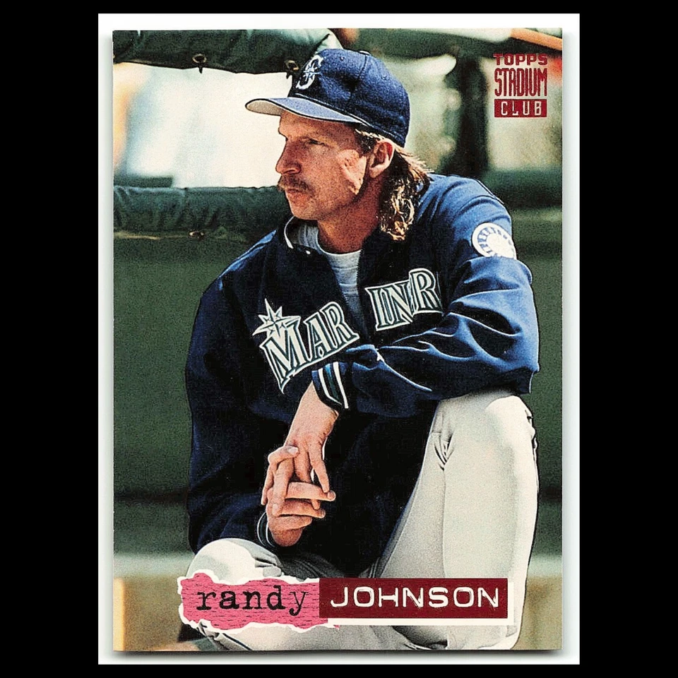 Randy Johsnon #438 1994 Topps Stadium Club Seattle Mariners Baseball Card MLB NM - Image 1 of 3