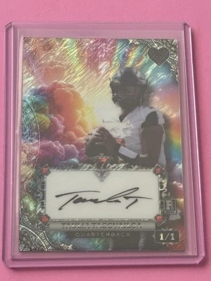 2024 Wild Card 7 Studs Taulia Tagovailoa Autograph Hamilton Tiger-Cats CFL 1/1 - Image 1 of 2