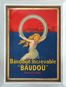CAPPIELLO-BAUDOU MERMAID PUNCTURE-PROOF TIRE PATENTED S.G.D.G-1920 - Picture 1 of 1