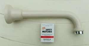 DORF IRWELL "TASMAN" EXT BATH SPOUT/ OUTLET-Ivory with chrome filter FREE POST - Picture 1 of 5