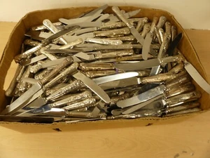 (ref288) 422 Pieces of silver plated kings pattern cutlery mostly table knives - Picture 1 of 8