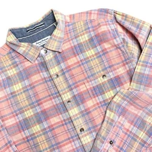 Tommy Bahama Coastline Cordhemd Herren XL blau rosa kariert Cord - Bild 1 von 14