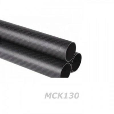 Tubo de carbono negro mate OD 12,8 mm/ID 11 mm (MCK130) Foto 1 de 2