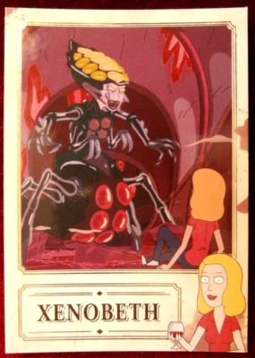RICK AND MORTY - Season 2 - Card BKB07 - Xenobeth - Cryptozoic 2019 - Image 1 of 2