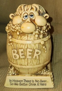 1978 ""In Heaven There Is No Beer So We Better Drink It Here"" #717 Russ Berrie C - Bild 1 von 5