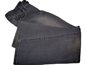 FADED GLORY girls gray JEANS 5 pockets 2 embroidered, belt loops  (jeans?) - Picture 1 of 5