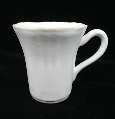 COSTA NOVA VILLAGE WHITE MUG - 4 1/4" 1111E