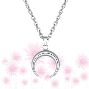 Women Jewelry Birthday Gifts Creative Necklace Moon Necklace Women - Picture 1 of 11