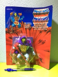 Masters of the Universe MOTU Laser Light Skeletor Ojos Fuego Mattel 1988 - NIB - Bild 1 von 23