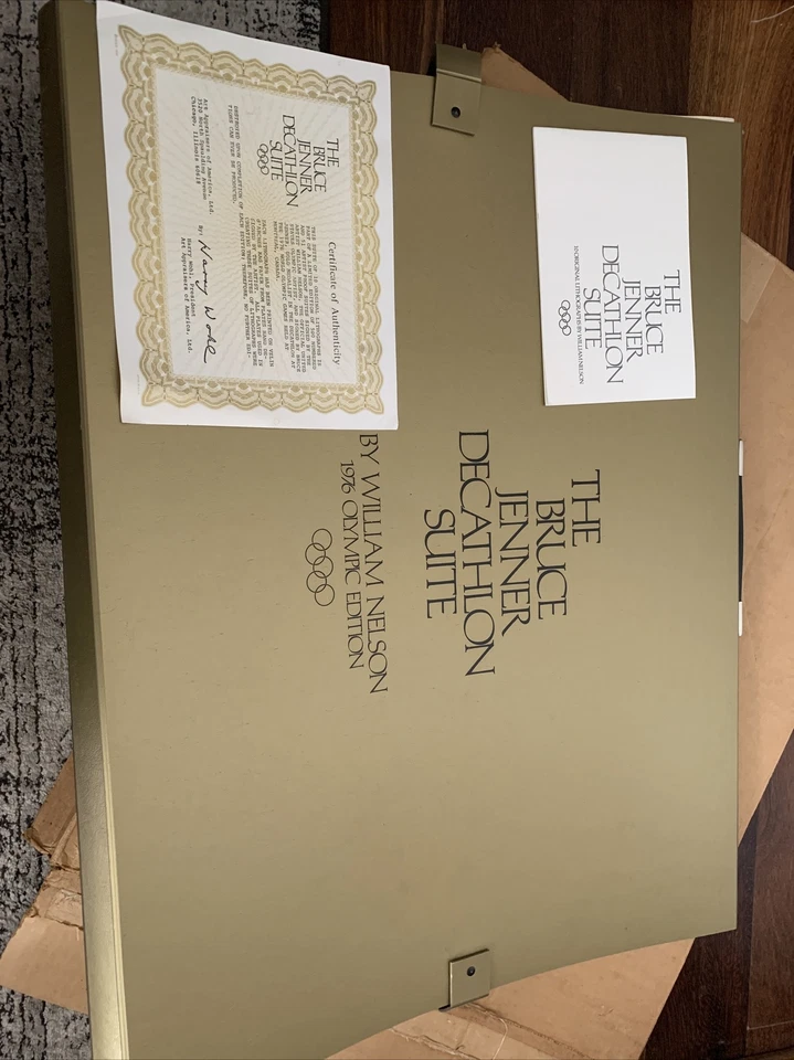 Auto Bruce Jenner Decathlon Suite 10 Litografías Originales 159/500 William Nelson Foto 1 de 4