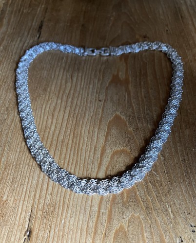 Collana con manico e grande in argento 925 collier Christian Dior designer