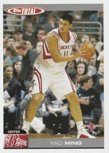 Yao Ming 2004-05 Topps Total Basketball NBA Houston Rockets