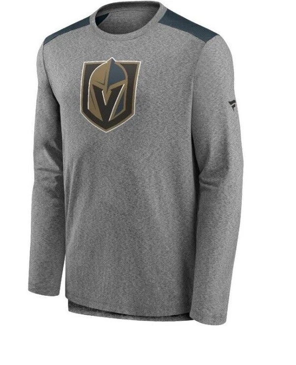 NHL Pro Vegas Golden Knights Long Sleeve Travel Shirt New Mens Sizes - Image 1 of 1