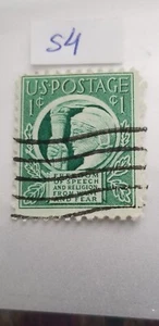USA 1943 One Cent Stamp Four Freedoms Liberty Idsa1. - Picture 1 of 1