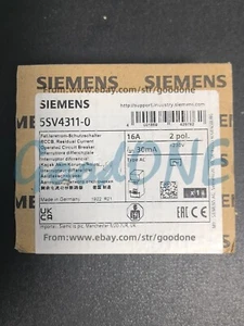 1PC NEW FOR Siemens Residual Current Circuit Breaker 5SV4311 0 16A 2 Pole 30mA - Picture 1 of 1