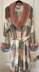 Echo Women’s  Velour Fleece Shawl Collared Robe in Size L/XL - Picture 1 of 6