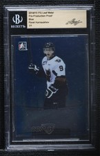 2014-15 ITG Leaf Metal 1/1 Pavel Karnaukhov #BA-PK1 BGS Encased 7ez