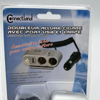 Syba CL-CAR-U2SOC USB Car Charger w/ 2 Socket Car Splitter Adapter Charger - Image 1 of 4