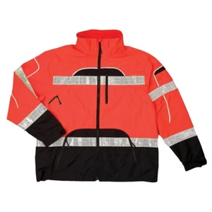 Kishigo RWJ107 Brilliant Series High-Viz Regenbekleidungsjacke, passt Small und Medium - Bild 1 von 3
