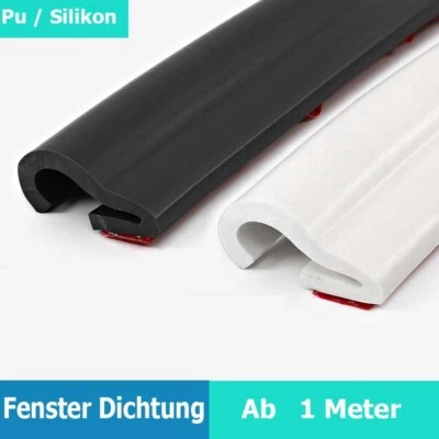 Fenster Dichtung Silikon/Pu Türdichtung selbstklebend Schwarz，weiß Gummidichtung - Bild 1 von 4