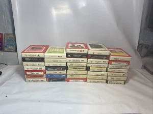 Lot of 51 Vintage 8 Track Tapes Various Genres Untested - Picture 1 of 6