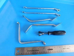 USED, SNAP ON TOOLS ASSORTED BRAKE TOOLS, LOT OF 6 , NO DUPLICATES - Picture 1 of 7