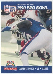 1990 Pro Set #422 Lawrence Taylor New York Giants - Pro Bowl - Picture 1 of 2