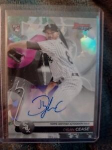 Dylan Cease 2020 Bowman's Best RC Rookie Auto Atomic Refractor SSP /25 B20-DC