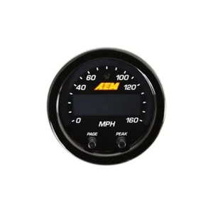 AEM X-Series GPS Speedometre Gauge Compatible With 16v Vehicle Systems - Picture 1 of 6