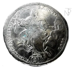 Stato Pontificio-Roma (Pio VII) Scudo-la Madonna 1802 - Picture 1 of 9