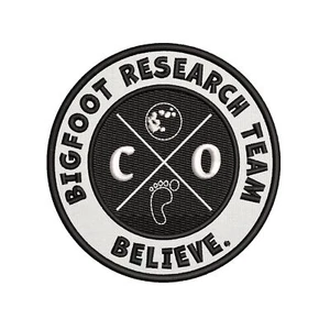 Bigfoot Research Team Colorado Patch 3.5" Embroidered Iron-On Applique Myth - Picture 1 of 3