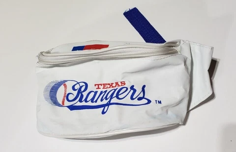 Texas Ranger Baseball Vintage 1980s "Fanny Pack Night" Promotion White Cover