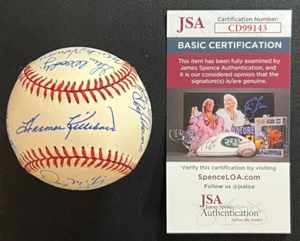(11) Washington Senators Legends SIGNED Baseball JSA Harmon Killebrew Early Wynn - Picture 1 of 7