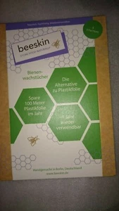 beeskin Bienenhaut Bienenwachs Tuch 1Stück S - 17x17cm NEU - Bild 1 von 2