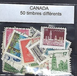 Kanada 50 Briefmarken Unterschiedliche Entwertet - Bild 1 von 1