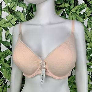 Nuovo con etichetta! Reggiseno donna Adore Me taglia 34DD pesca leggera imbottito con ferretto push up - Foto 1 di 7