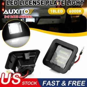For 2015-2021 Ford F150 LED Smoke License Plate Light Bulb Assembly Rear Lamps - Picture 1 of 12