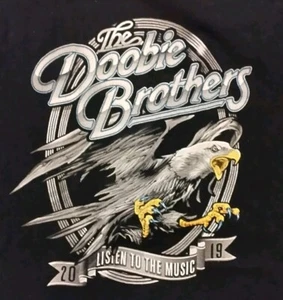 Doobie Brothers 2019 Black Concert Tshirt Adult Medium - Picture 1 of 8