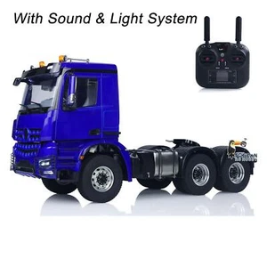 1/14 RC Tractor Truck 3363 Lorry Car NOLock Differential Axle 2Speed Light Sound - Picture 1 of 12