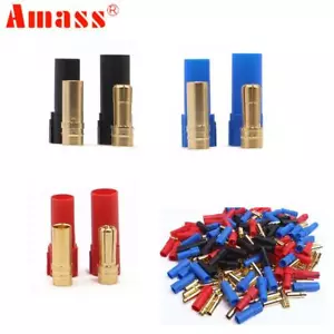 1 set AMASS XT150 6MM Bullet Connector Plug Red Black Blue Male Female 150 Amps - Picture 1 of 2
