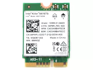 INTEL AX211NGW M.2 2230 PCI-E WIFI 6E 802.11AX BLUETOOTH 5.3 SCHEDA WIRELESS 9PMPJ - Foto 1 di 2