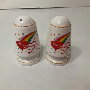 Marriott's Rainbow Great America Salt & Pepper Shakers NEW - Picture 1 of 3