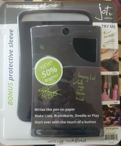 Boogie Board eWriter Jot 8.5 LCD Save Edit Share Bundle w/ Protective Sleeve Pen