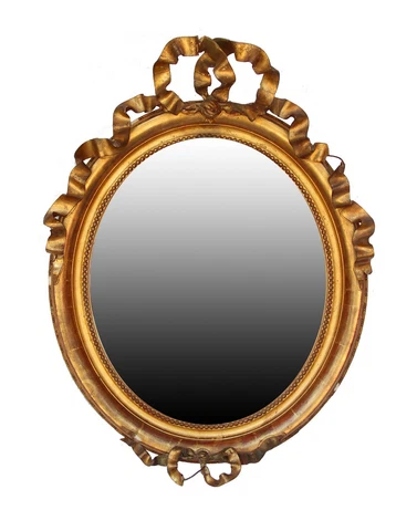 Late 19th Century French Louis XVI-style Giltwood Wall Mirror Cover