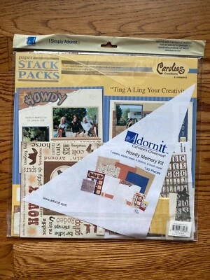 Kit de memoria Howdy Adornit Carolee’s Creations paquetes de pila de papel nuevo Foto 1 de 3