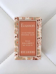 NEW ECUSSON Jean D'albert Savon Vintage Perfumed Soap 3.5OZ 100 Fragrance France - Picture 1 of 5